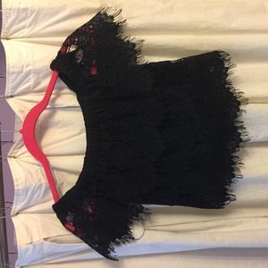 Black lace set